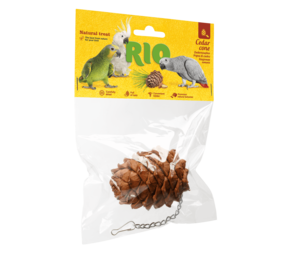 RIO RIO Zedernzapfen. Naturleckerli für Vögel, 1 Stück RIO RIO Zedernzapfen. Naturleckerli für Vögel, 1 Stück
