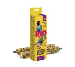 RIO RIO Sticks for parakeets with honey and nuts, 2x75 g