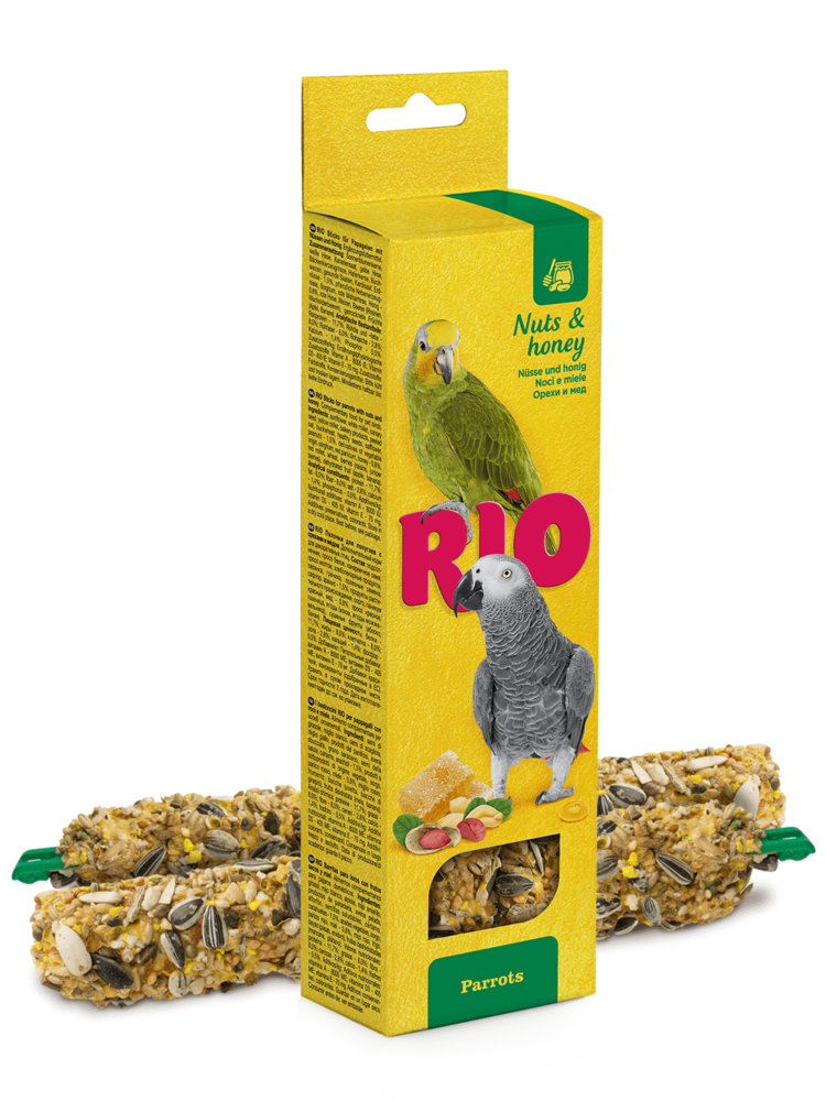 RIO Paus para periquitos com mel e nozes, 2x90 g RIO Paus para periquitos com mel e nozes, 2x90 g