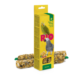 RIO RIO Sticks for parrots with honey and nuts, 2x90 g