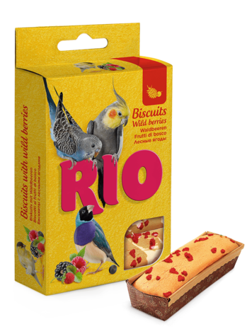 RIO RIO Galletas con bayas silvestres para todo tipo de aves 5x7 g RIO RIO Galletas con bayas silvestres para todo tipo de aves 5x7 g