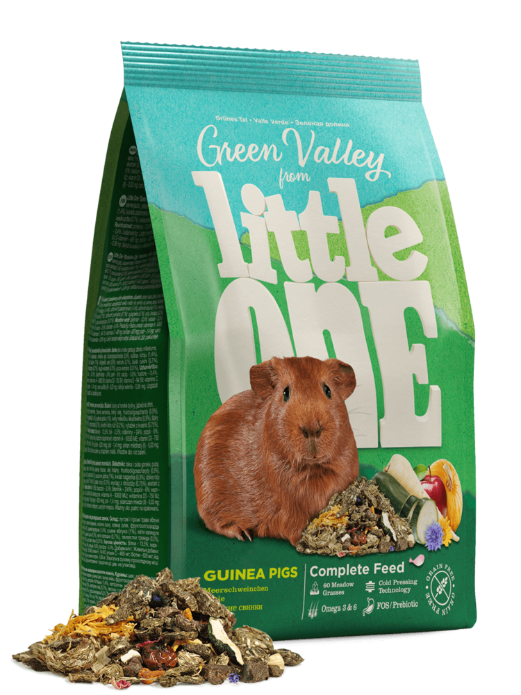 Little One Groene Vallei Voer voor Cavia's, 750 g Little One Groene Vallei Voer voor Cavia's, 750 g