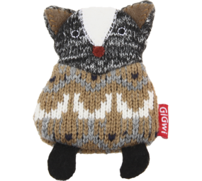 GiGwi PLUSH FRIENDZ Puzzola Grigio/Marrone