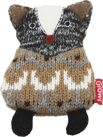 GiGwi PLUSH FRIENDZ Skunk Grey/Brown GiGwi PLUSH FRIENDZ Skunk Grey/Brown