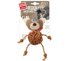 GiGwi ECO LINE Madeira Com catnip Urso GiGwi ECO LINE Madeira Com catnip Urso