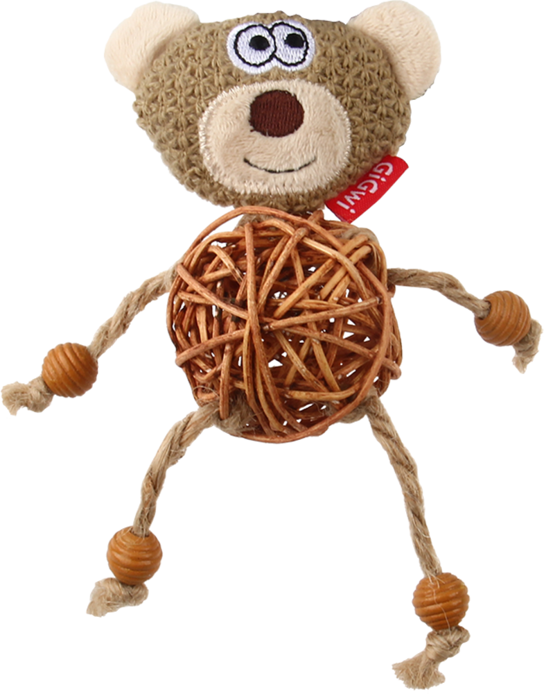 GiGwi ECO LINE Madeira Com catnip Urso GiGwi ECO LINE Madeira Com catnip Urso