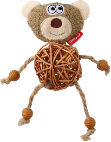 GiGwi ECO LINE Wood With Catnip Bear GiGwi ECO LINE Wood With Catnip Bear