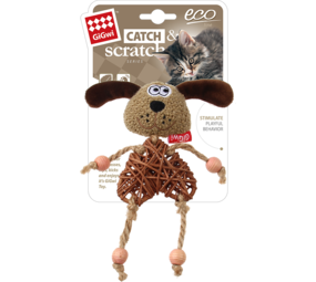 GiGwi ECO LINE Wood With Catnip Dog GiGwi ECO LINE Wood With Catnip Dog
