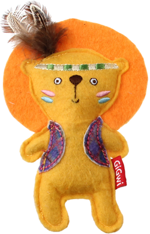 GiGwi HAPPY INDIANS Kattenkruid Leeuw GiGwi HAPPY INDIANS Kattenkruid Leeuw