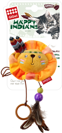 GiGwi HAPPY INDIANS Vingerhanger Leeuw GiGwi HAPPY INDIANS Vingerhanger Leeuw