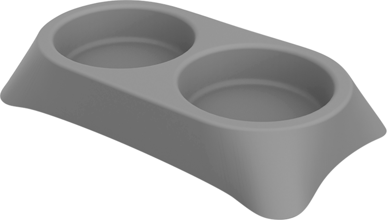 Jack & Vanilla PLASTICS Stella Double Alimentateur Gris