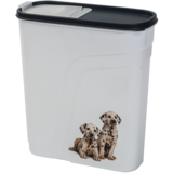 Jack & Vanilla Jack & Vanilla PLASTICS Voedselbewaardoos Grijs 4L 10x24x26cm