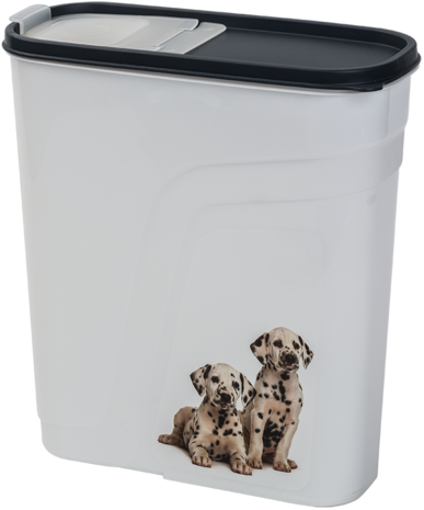 Jack & Vanilla PLASTICS Voedselbewaardoos Grijs 4L 10x24x26cm Jack & Vanilla PLASTICS Voedselbewaardoos Grijs 4L 10x24x26cm