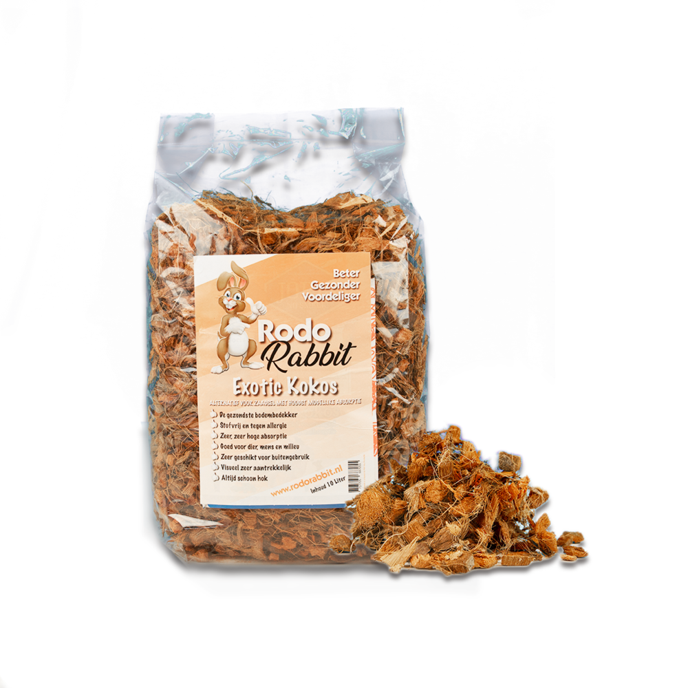 Rodo Rabbit Kokosnuss-Nistmaterial 150 Gramm Rodo Rabbit Kokosnuss-Nistmaterial 150 Gramm