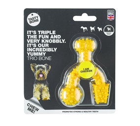 Tasty Bone Savoureux os Trio d'os de poulet Toy