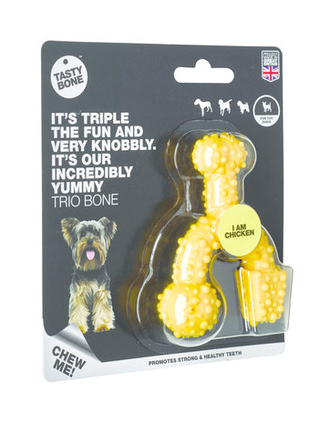 Tasty Bone Juguete de pollo  Trio Tasty Bone Juguete de pollo  Trio