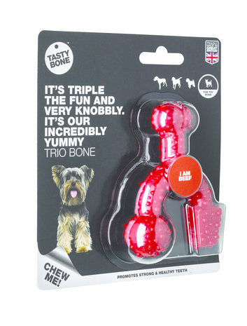 Tasty Bone Trio Bone Juguete de carne Tasty Bone Trio Bone Juguete de carne