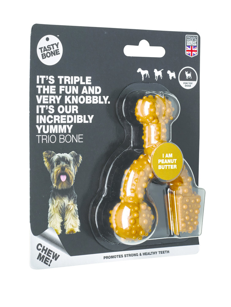 Tasty Bone Trio Bone  Erdnussbutter Kleine Tasty Bone Trio Bone  Erdnussbutter Kleine