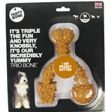Tasty Bone Trio Bone Peanut Butter