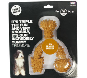 Tasty Bone Trio Bone Peanut Butter