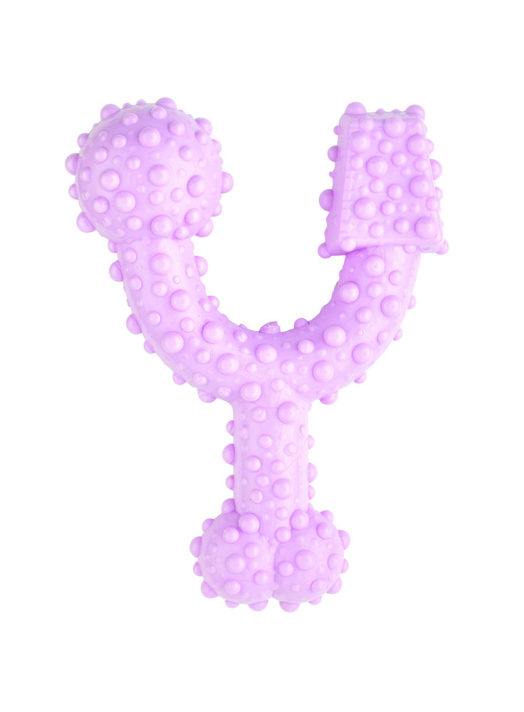 Tasty Bone Dental Bone Trio Bone Raspberry & Mint Toy Tasty Bone Dental Bone Trio Bone Raspberry & Mint Toy