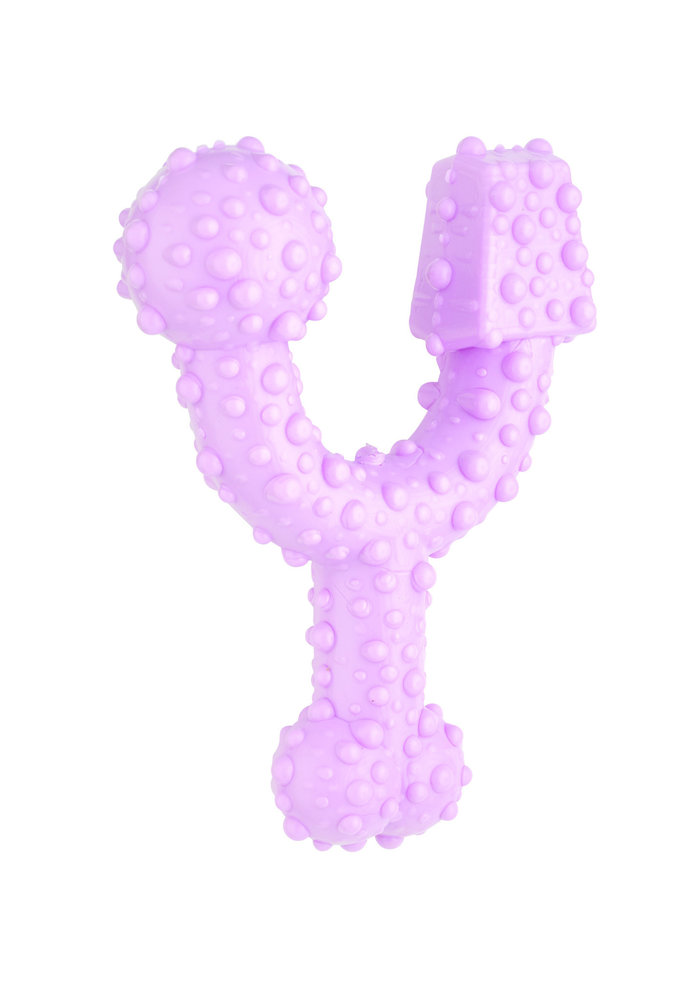 Tasty Bone Dental Bone Trio Bone Raspberry & Mint Toy Tasty Bone Dental Bone Trio Bone Raspberry & Mint Toy