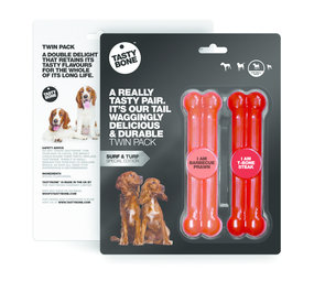 Tasty Bone Twinpack Surf & Turf - Gambas a la barbacoa y filete T-Bone