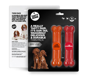 Tasty Bone Twinpack Sunday Lunch - Poulet Rôti & Fraise Tasty Bone Twinpack Sunday Lunch - Poulet Rôti & Fraise