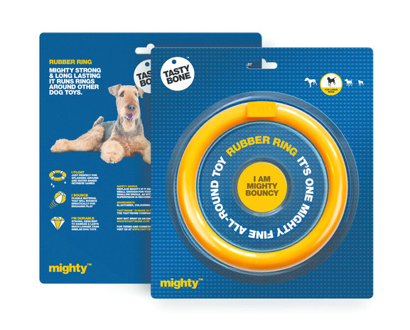 Tasty Bone Mighty Rubber Ring grande Tasty Bone Mighty Rubber Ring grande