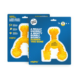 Tasty Bone Mighty Rubber TrioBone Large