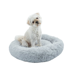 Pet-Joy Pet-Joy Cuddle Donut Light Grey Pet-Joy Pet-Joy Cuddle Donut Light Grey