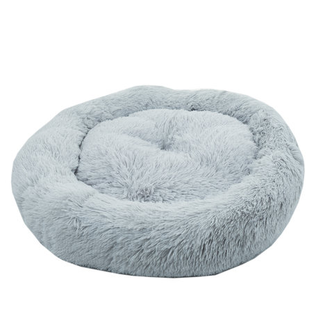 Pet-Joy Pet-Joy Cuddle Donut Light Grey Pet-Joy Pet-Joy Cuddle Donut Light Grey