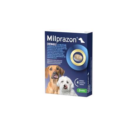 Milprazon Milprazon Chewable Kleine Hond/Puppy Milprazon Milprazon Chewable Kleine Hond/Puppy