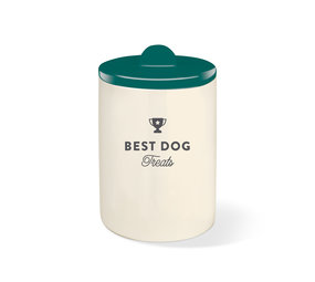 Fringe studio Fringe - Pot à friandises Vert du meilleur chien Fringe studio Fringe - Pot à friandises Vert du meilleur chien