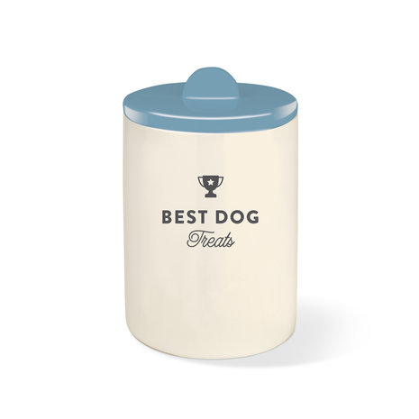 Fringe studio Fringe - Best Dog Blue Treat Jar Fringe studio Fringe - Best Dog Blue Treat Jar