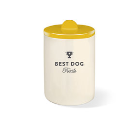 Fringe studio Fringe - Ockerfarbenes Leckerli-Glas für den besten Hund