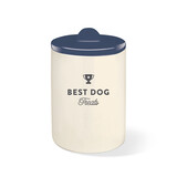 Fringe studio Fringe - Best Dog Navy Ceramic Treat Jar