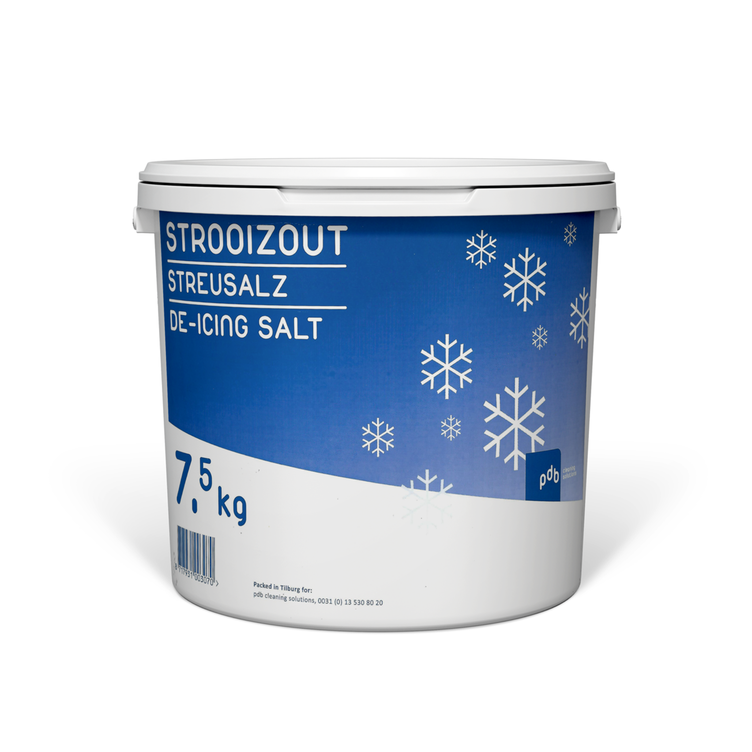Strooizout PDB Streusalz - Eimer - 7.5kg (Mega Discount)