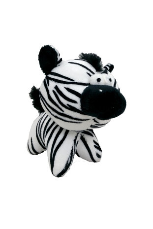 Papillon Pet Products Papillon Zebra de pelúcia com guincho de Papillon Pet Products Papillon Zebra de pelúcia com guincho de