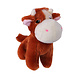 Papillon Pet Products Pluche koe met piep 14 cm Papillon Pet Products Pluche koe met piep 14 cm