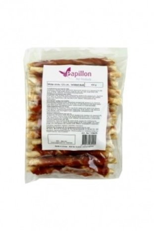 Papillon Pet Products Papillon Rollsticks blanc avec du canard enrobé 400 g Papillon Pet Products Papillon Rollsticks blanc avec du canard enrobé 400 g