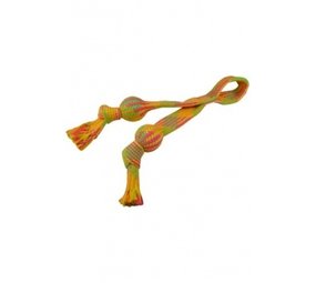 Papillon Pet Products Duo flostouw met 2 ballen Papillon Pet Products Duo flostouw met 2 ballen