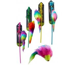 Papillon Pet Products Angelrute mit Regenbogenmaus 9 cm