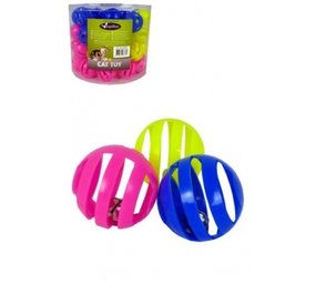 Papillon Pet Products Plastic balletje 4 cm met bel