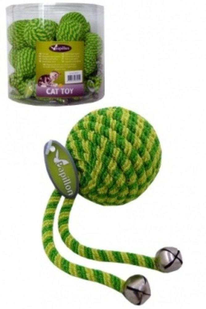Papillon Pet Products Ball mit Glocken grün 5 cm Papillon Pet Products Ball mit Glocken grün 5 cm