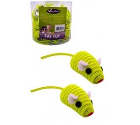 Papillon Pet Products Mouse 5 cm fluorescent yellow with ratchet