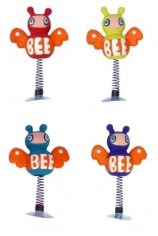 Papillon Pet Products Abeille en latex de 7½ cm avec plume