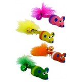 Papillon Pet Products Latex muis met bel in verschillende kleuren Papillon Pet Products Latex muis met bel in verschillende kleuren