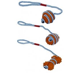 Papillon Pet Products Papillon  Rubber rope toys ass.