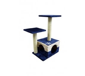 Papillon Pet Products Arbre à chat Vienna 45 x 34 x 70 cm bleu/beige Papillon Pet Products Arbre à chat Vienna 45 x 34 x 70 cm bleu/beige
